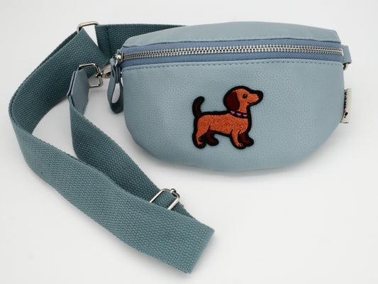 KisMe Sidebag Lady Trixie Dackel hellblau