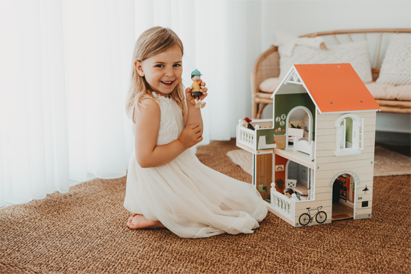 small foot Puppenhaus mit Dachterrasse
