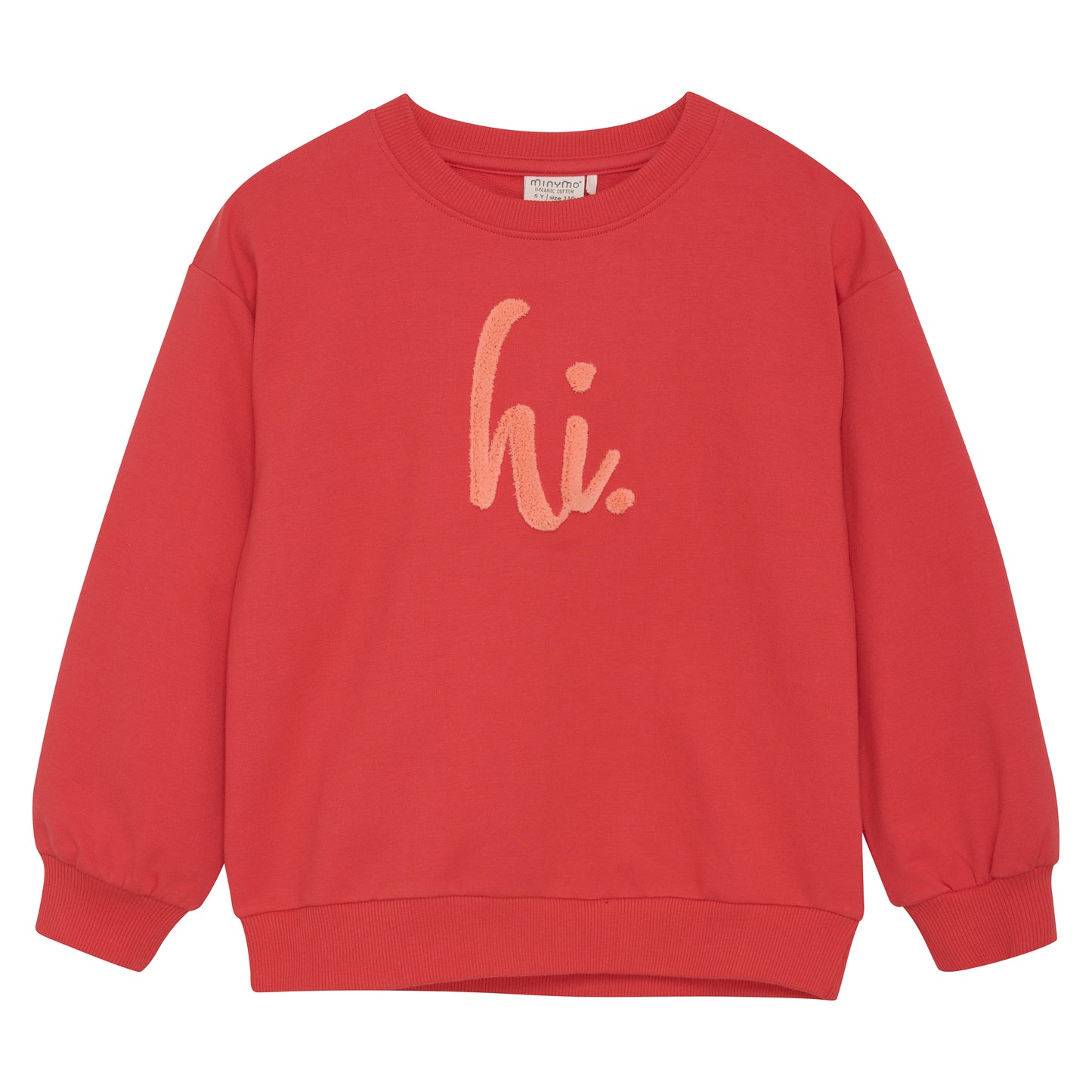 Minymo Sweatshirt  "Hi"-Print