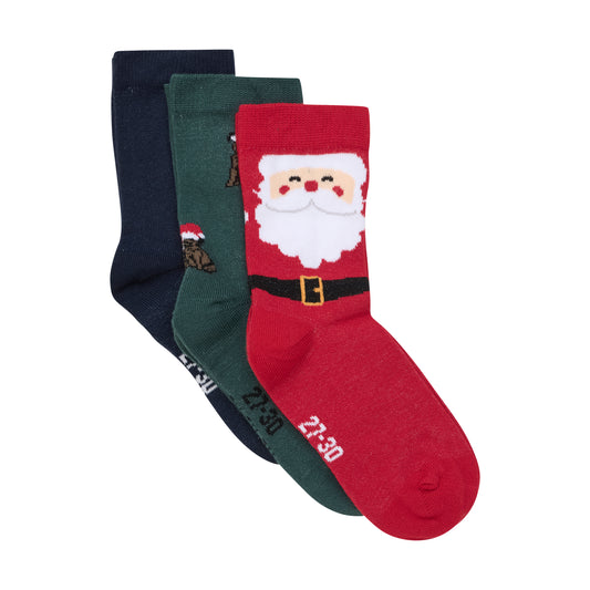 Minymo 3-Packs Weihnachts-Socken