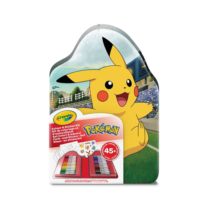 Crayola Farb- und Sticker Set Pokemon