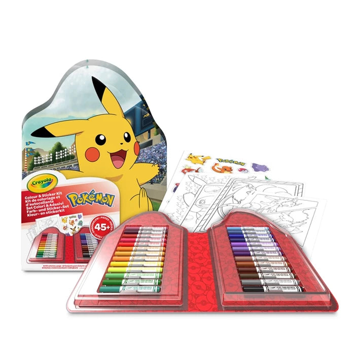 Crayola Farb- und Sticker Set Pokemon
