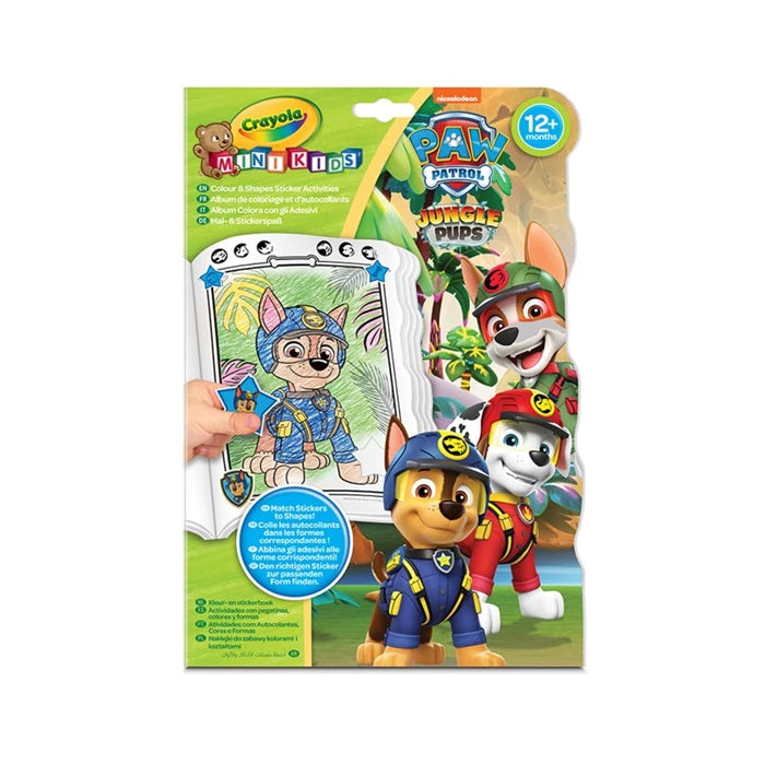 Crayola Mal- und Sticker Aktivitätenbuch Paw Patrol