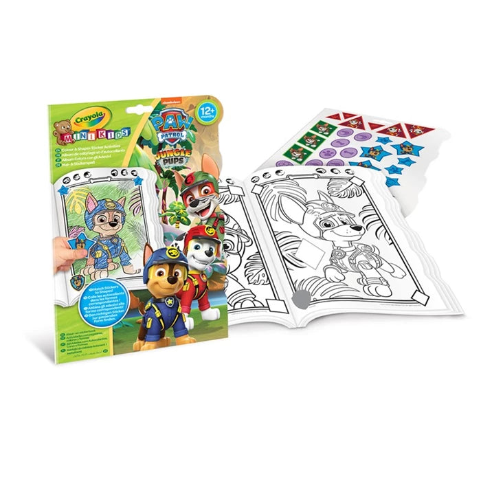 Crayola Mal- und Sticker Aktivitätenbuch Paw Patrol