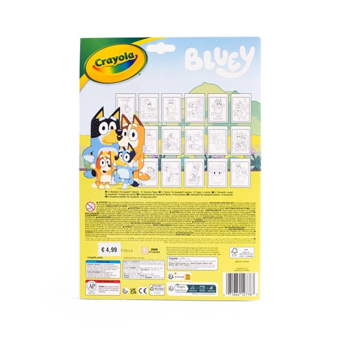 Crayola Malbuch Malen nach Zahlen Bluey