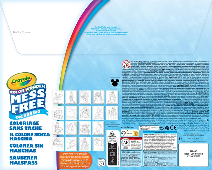 Crayola Colorwonder Malspaß Disney Prinzessinnen