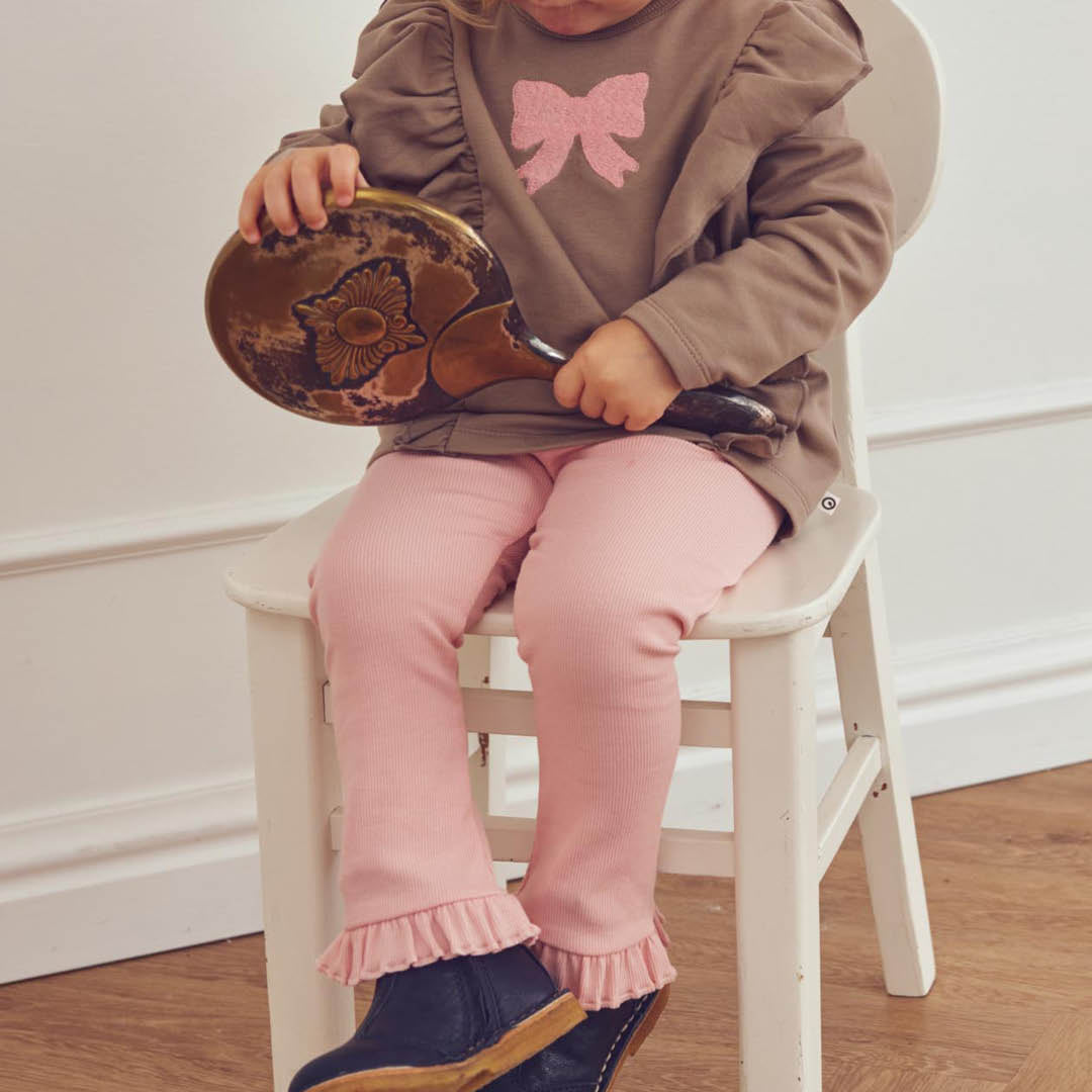 Müsli Cozy Me Rib Rüschen Leggings