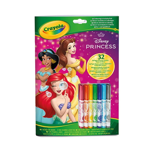 Crayola Mal- und Aktivitätenbuch Disney Prinzessinnen