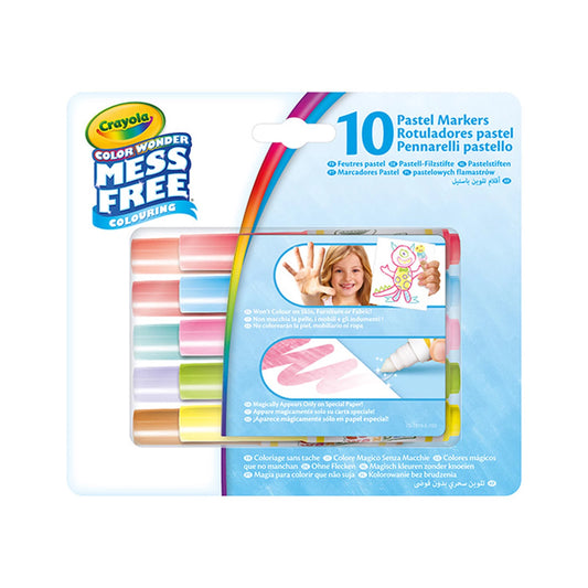 Crayola 10 Color Wonder Pastell Filzstifte