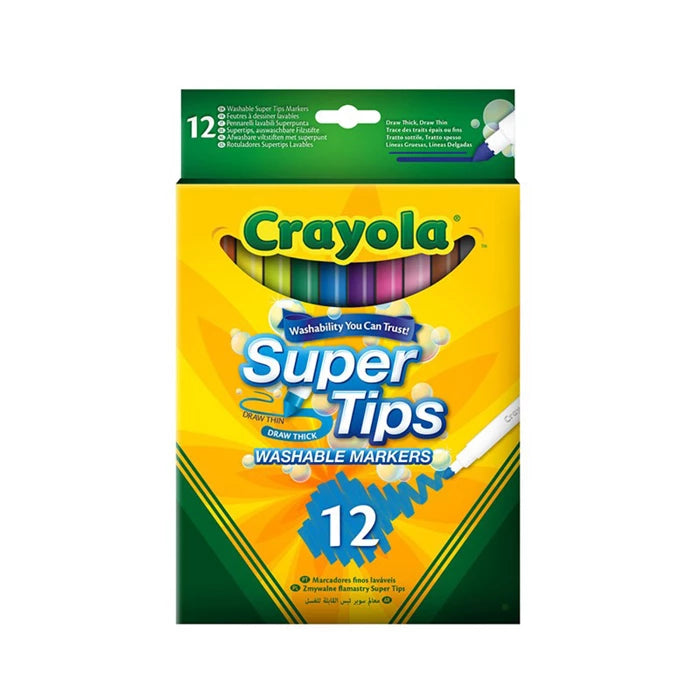 Crayola 12 Filzstifte Supertips
