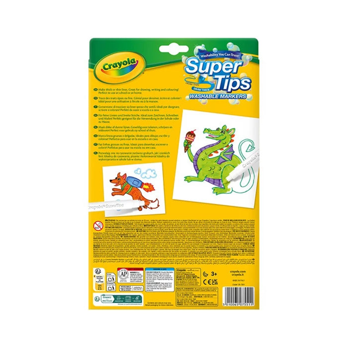 Crayola 24 Filzstifte Supertips