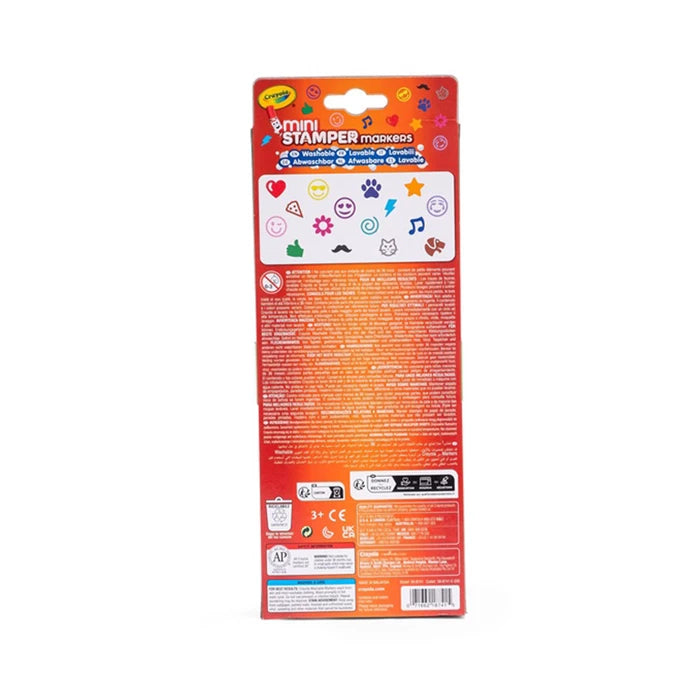 Crayola 16 Mini Stempel-Filzstifte