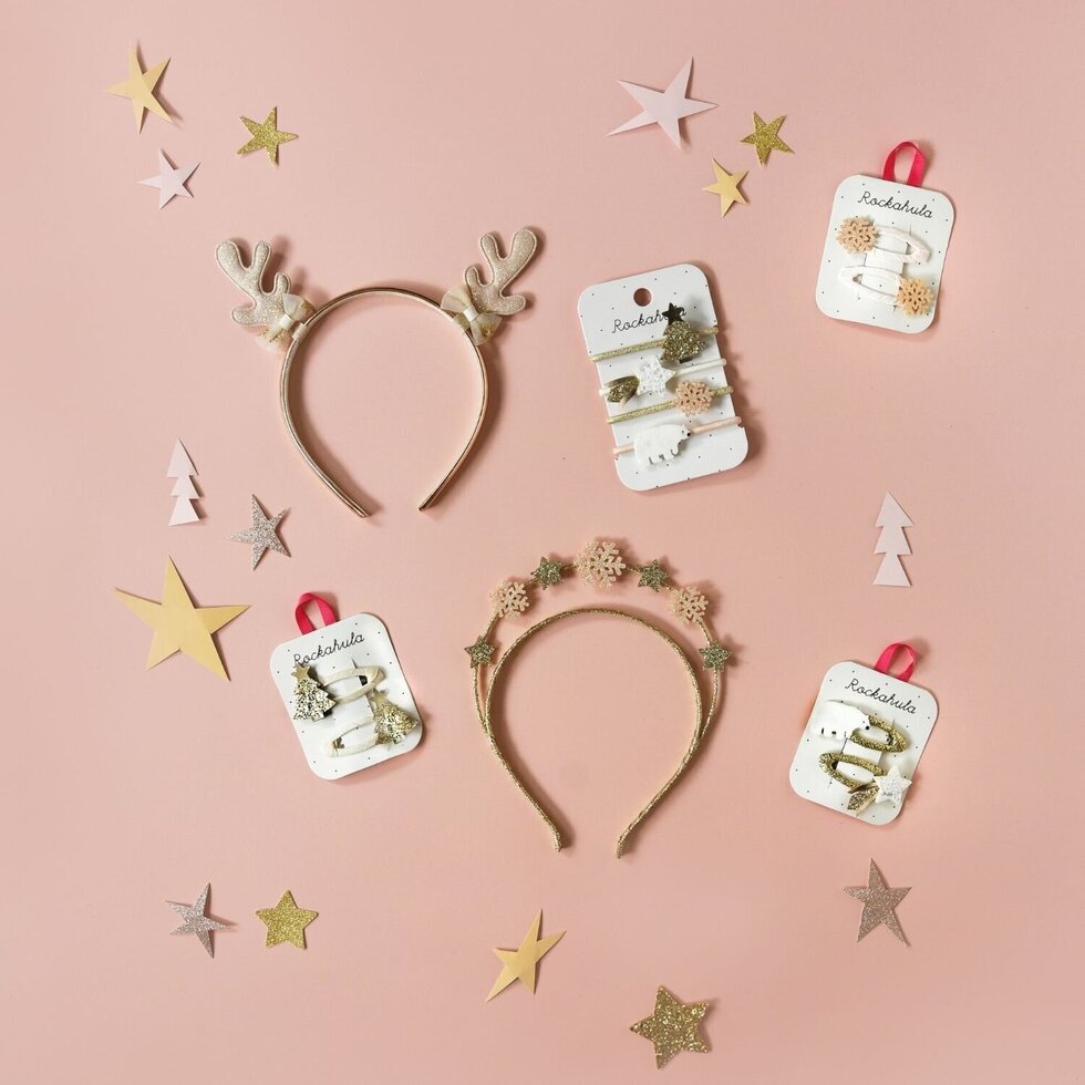Rockahula X-Mas schimmernde Schneeflocke Haarclips