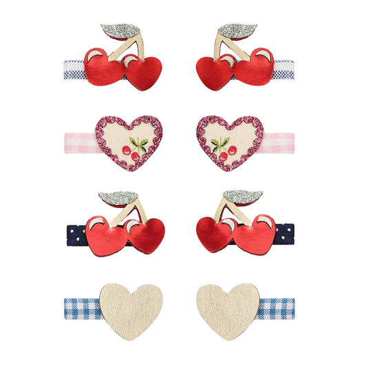 Mimi & Lula Red Cherries Mini Haarclips