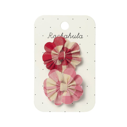 Rockahula Gingham Schleifen Haarclips