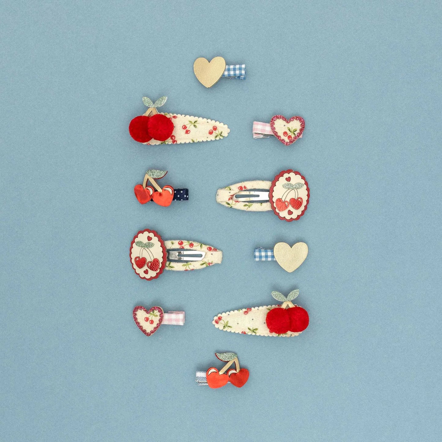 Mimi & Lula Red Cherries Mini Haarclips