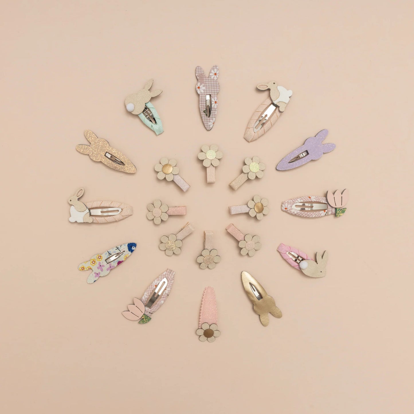 Mimi & Lula Bunny & Flower Haarspangen