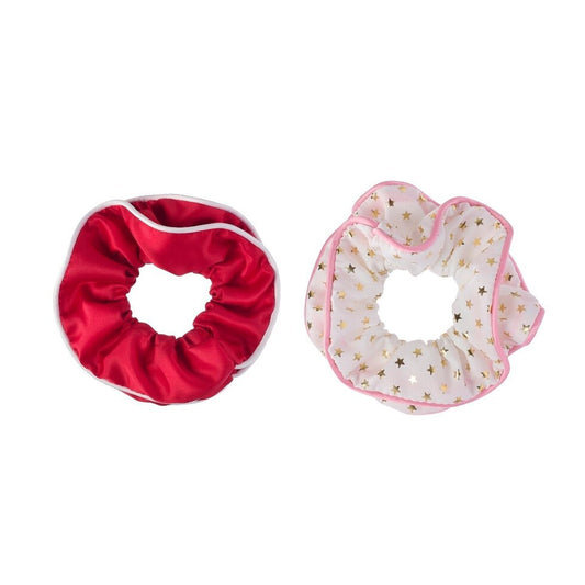 Rockahula X-Mas Festliche Doppel Rüschen Scrunchies