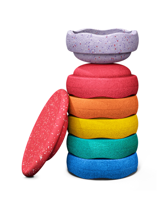 Stapelstein Winter Special Rainbow Set