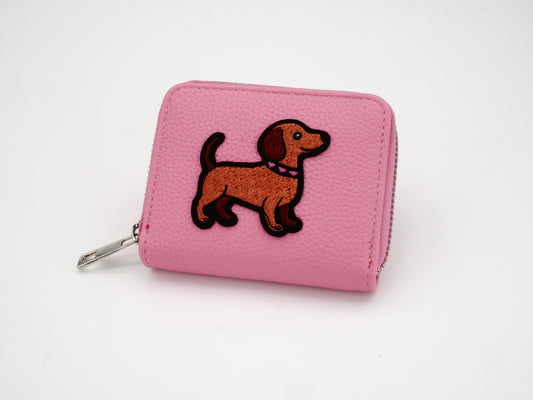 KisMe Geldbörse Lady Trixie Dackel Himbeer