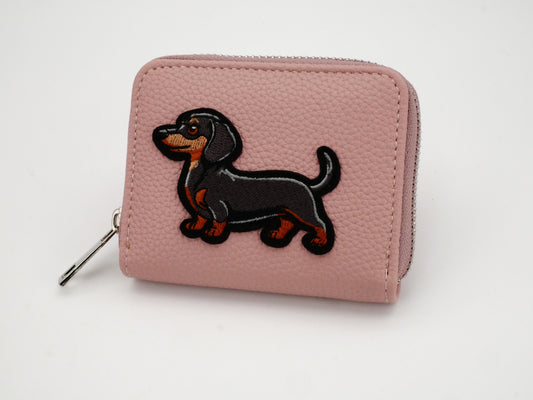 KisMe Geldbörse Sir Winston Dackel altrosa