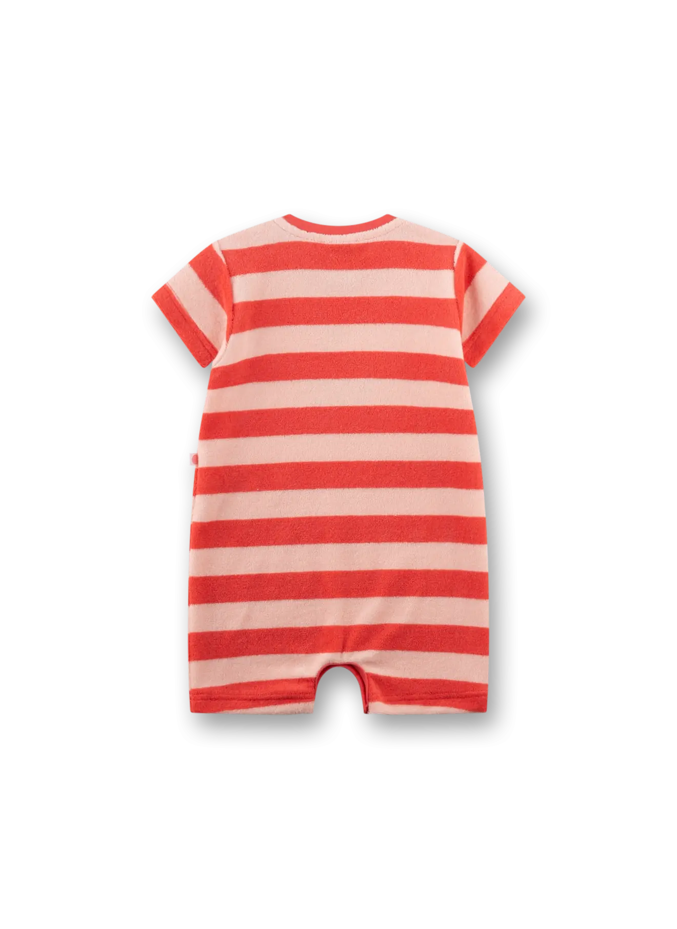 Sanetta Baby-Strampler kurz rot Ringel Marienkäfer