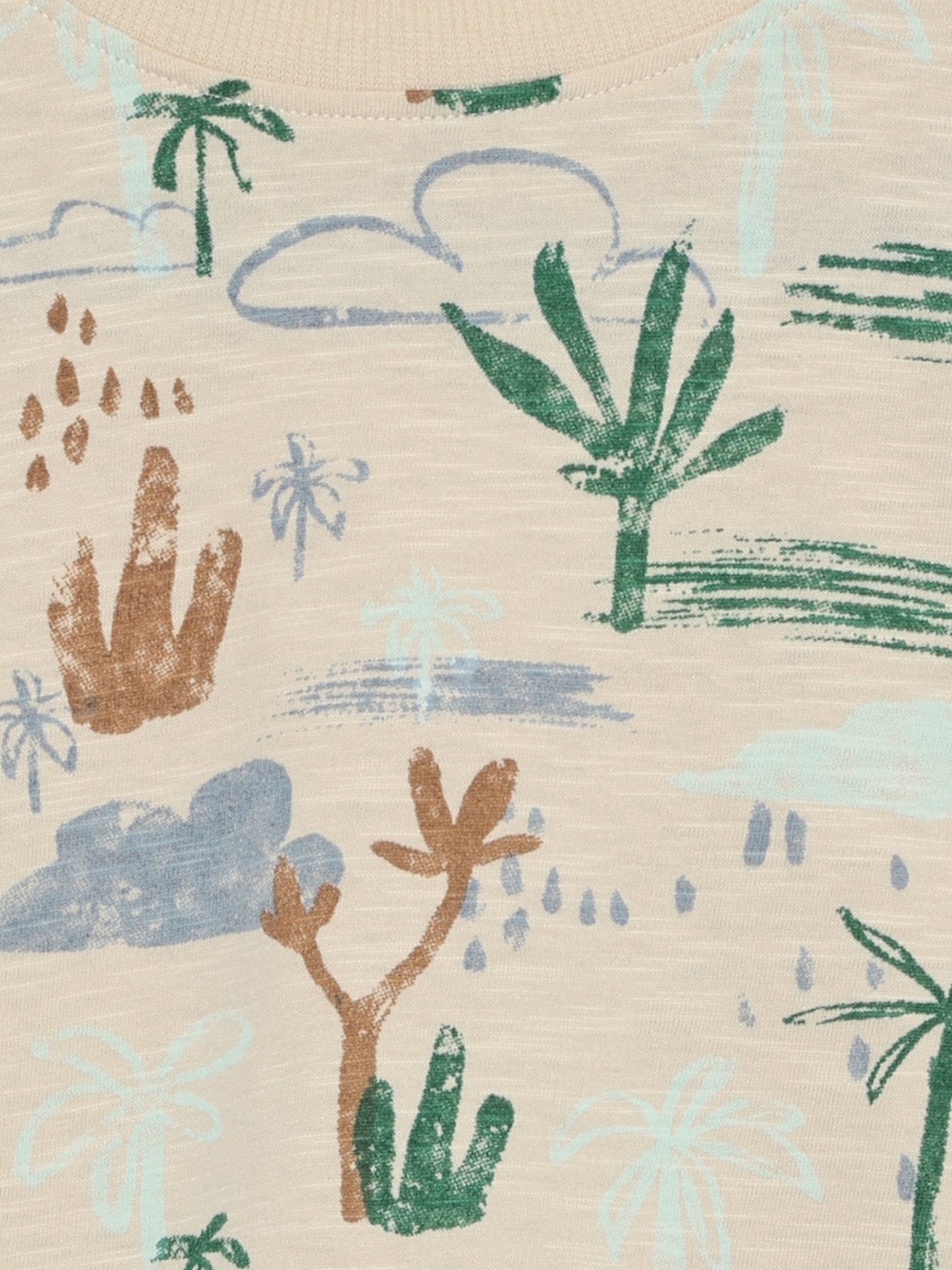 En Fant T-Shirt Slub AOP