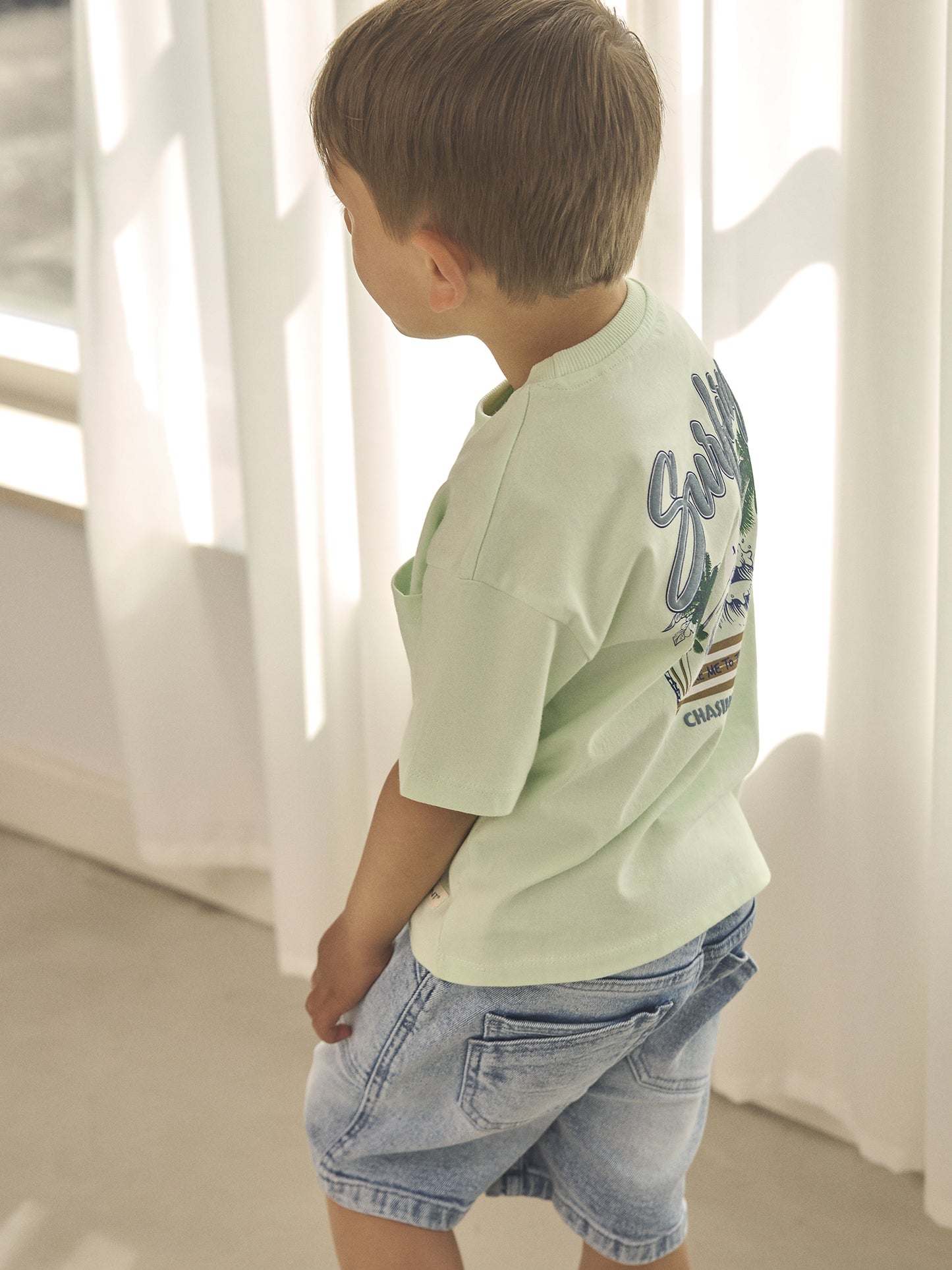 En Fant Denim Bermuda