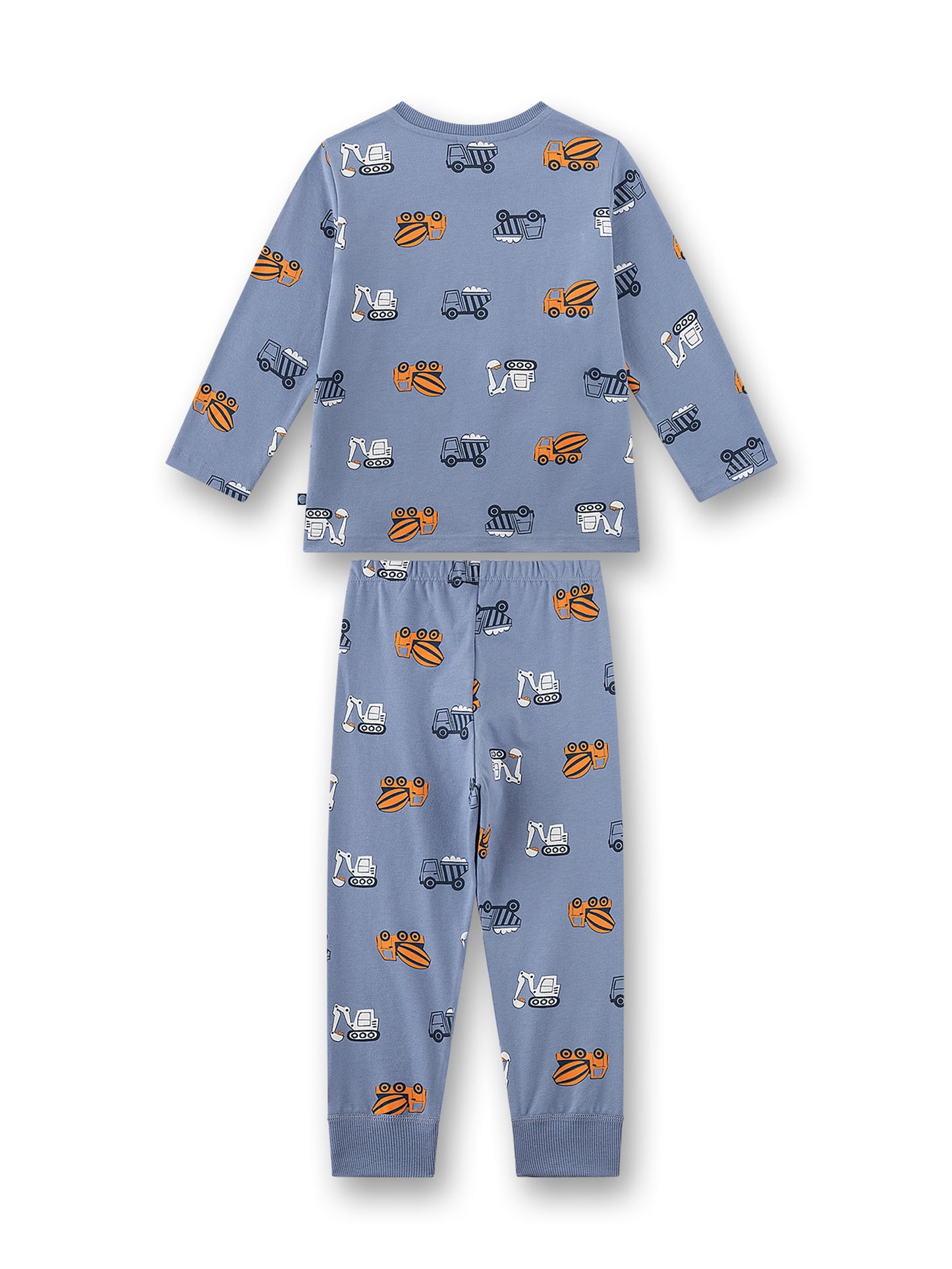 Sanetta Pyjama Baustelle Fahrzeuge