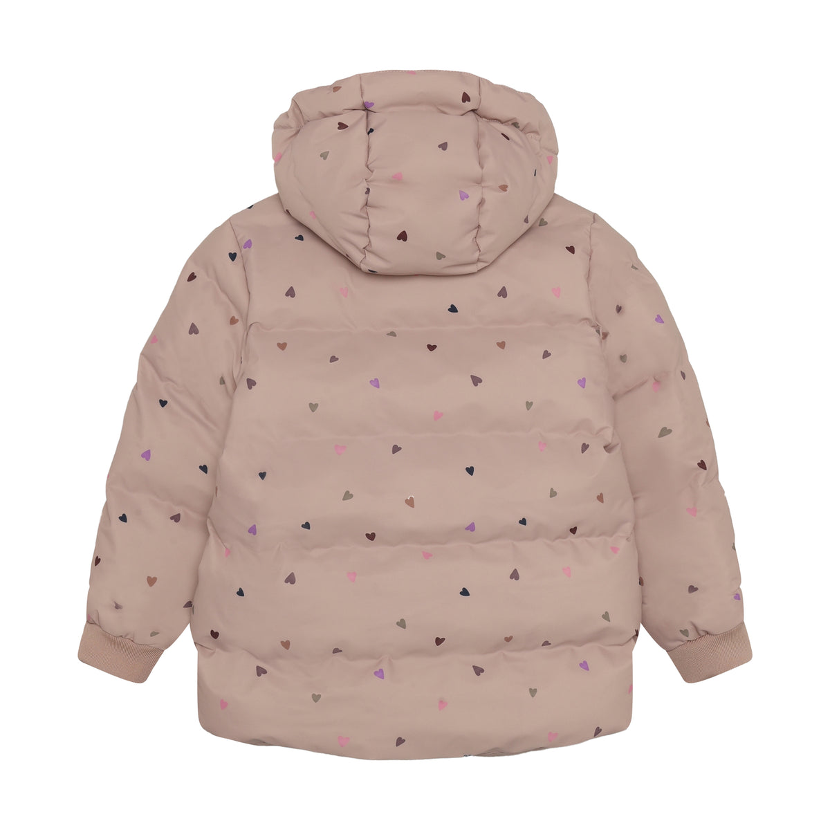 En Fant Steppjacke mit Herz Print