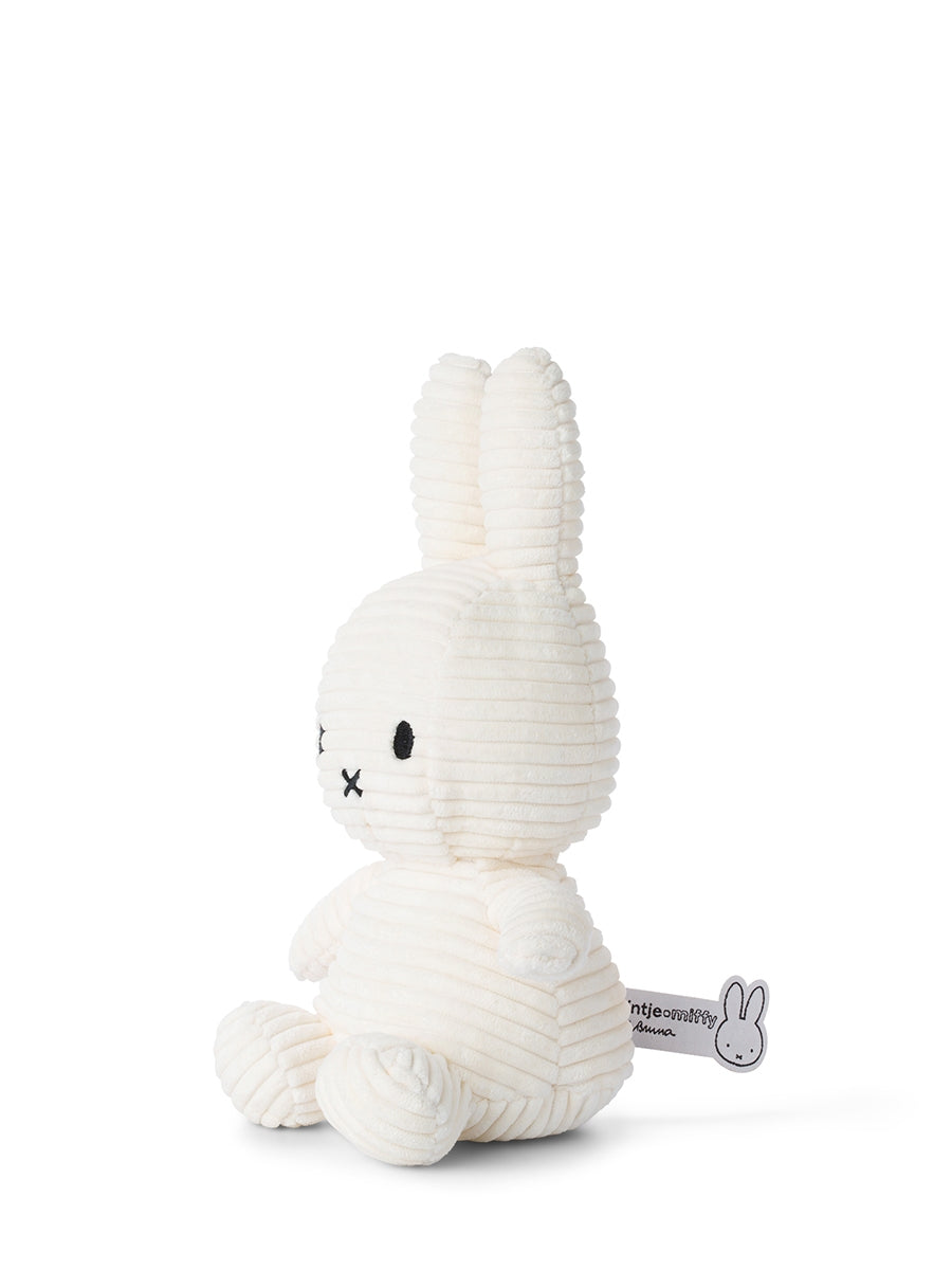 Miffy Kuscheltier ECO Corduroy – Off White – 23 cm