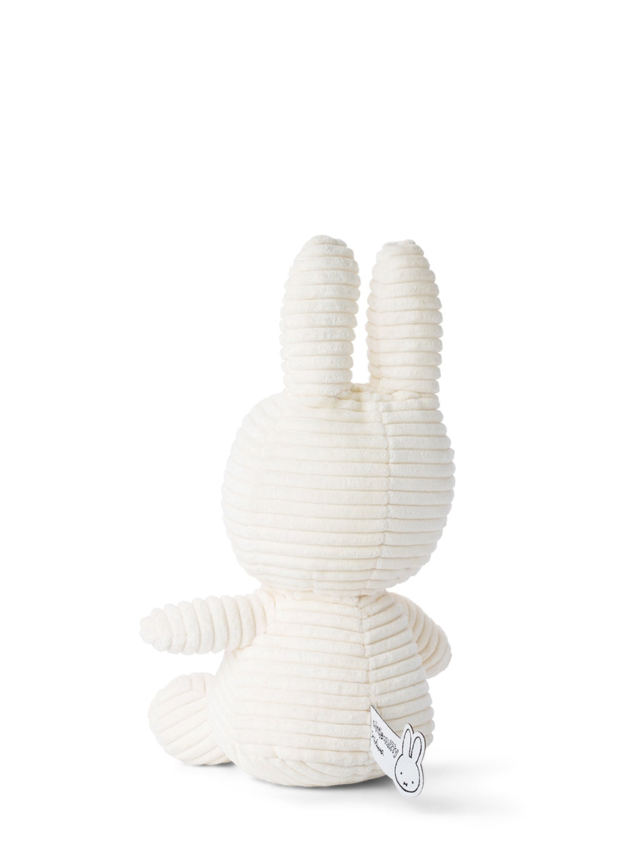 Miffy Kuscheltier ECO Corduroy – Off White – 23 cm