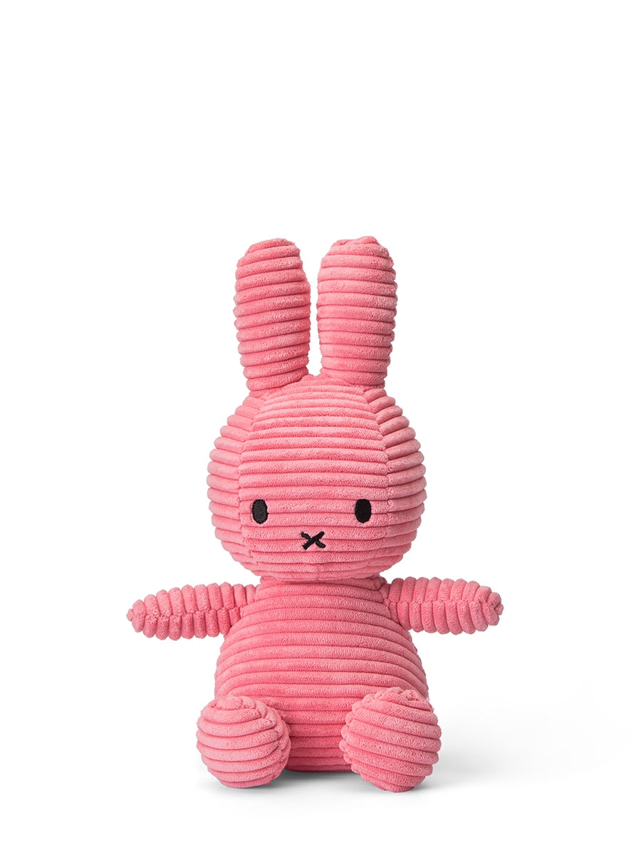 Miffy Kuscheltier ECO Corduroy – Bubblegum Pink – 23 cm