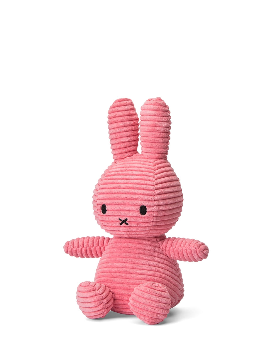 Miffy Kuscheltier ECO Corduroy – Bubblegum Pink – 23 cm