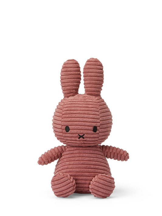 Miffy Kuscheltier ECO Corduroy – Dusty Rose – 23 cm