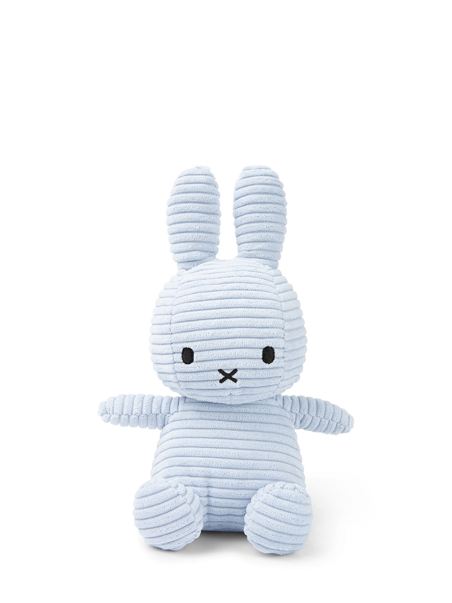 Miffy Kuscheltier ECO Corduroy – Ice Blue – 23 cm