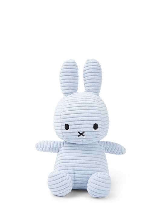 Miffy Kuscheltier ECO Corduroy – Ice Blue – 23 cm