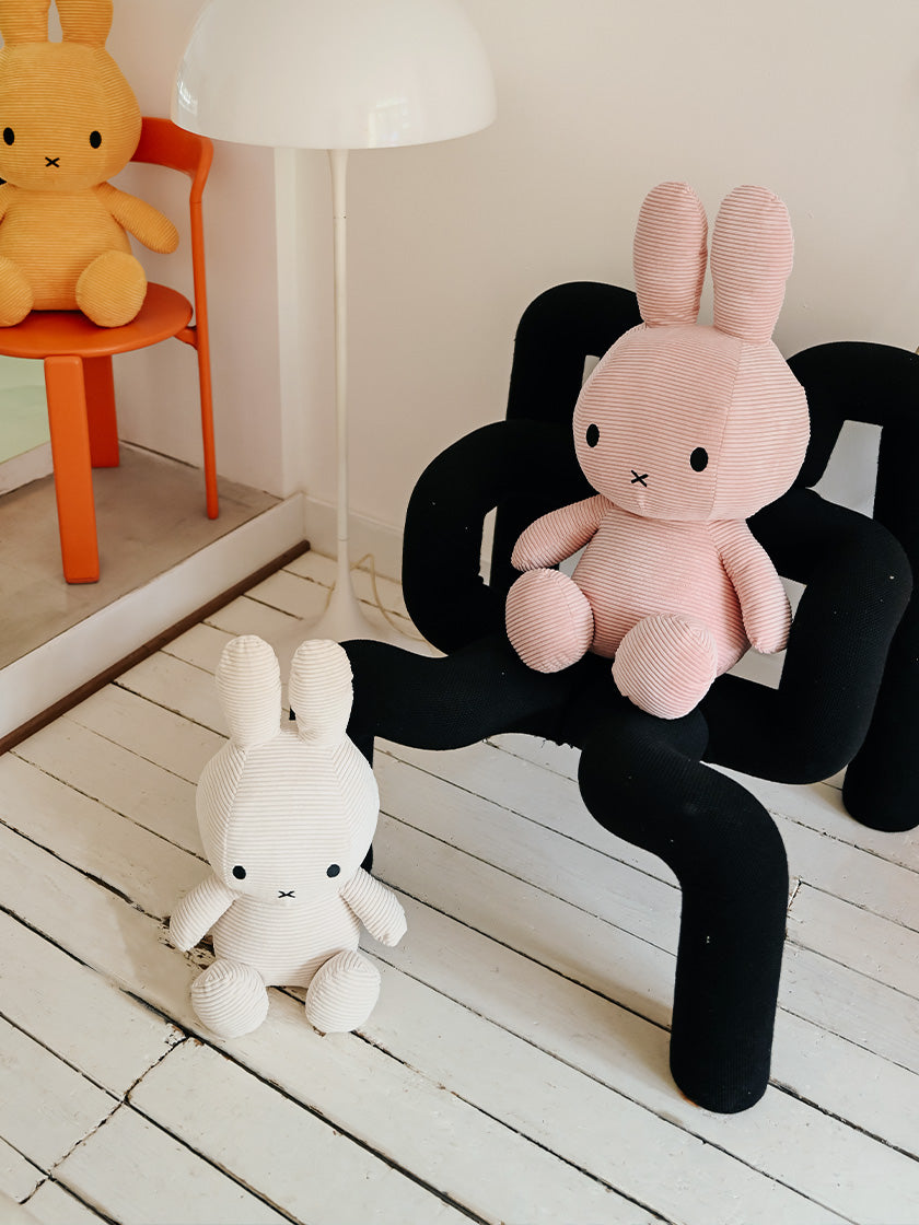 Miffy Kuscheltier ECO Corduroy – Off White – 50 cm