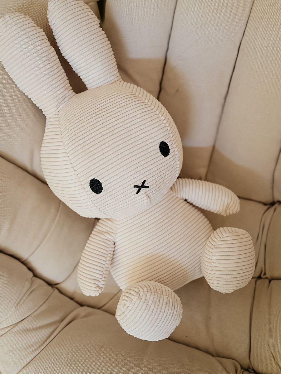 Miffy Kuscheltier ECO Corduroy – Off White – 70 cm