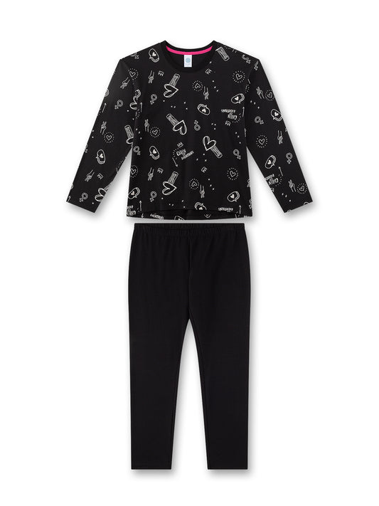 Sanetta Pyjama Herzen Symbole