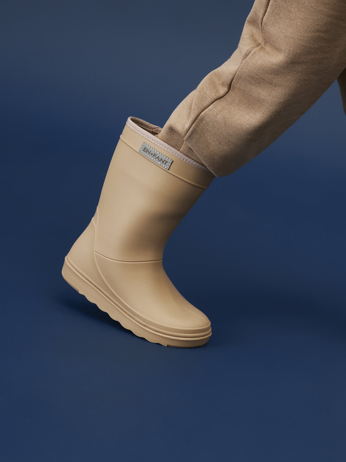 En Fant Gummistiefel - portabella