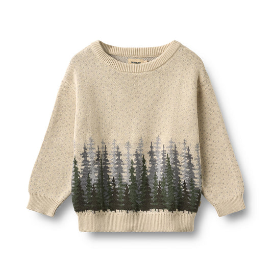 Wheat Jacquard Pullover Finley