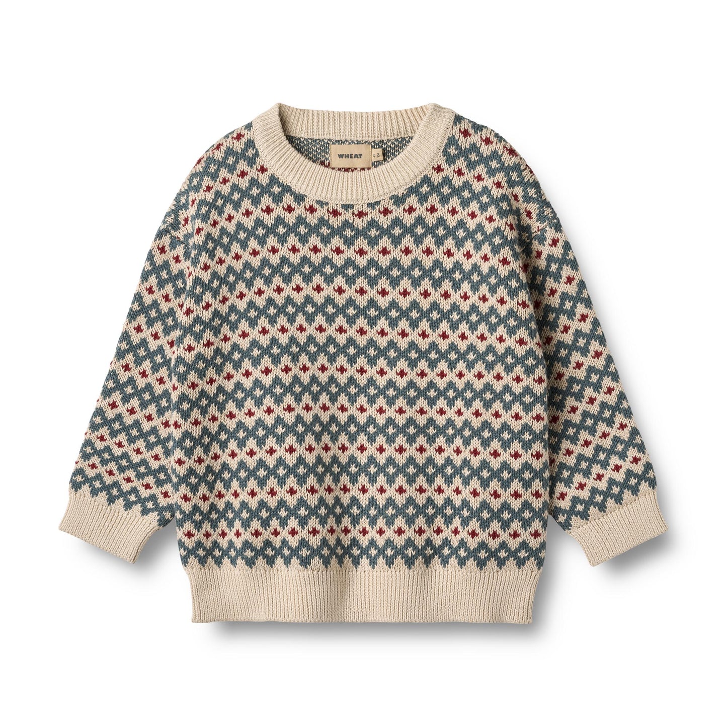 Wheat Jaquard Pullover Harlow