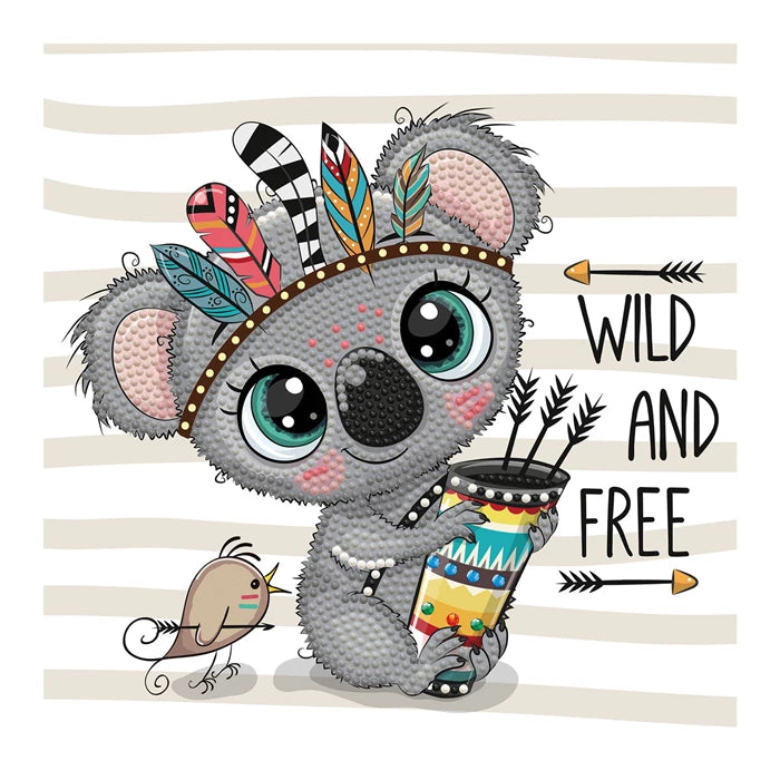 Diamond Painting Koala Wild and Free