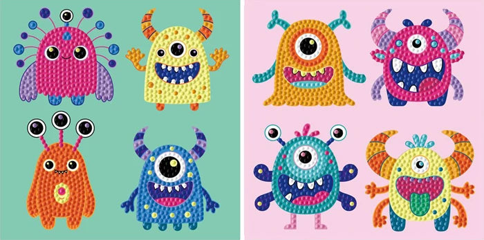 Diamond Painting Monster