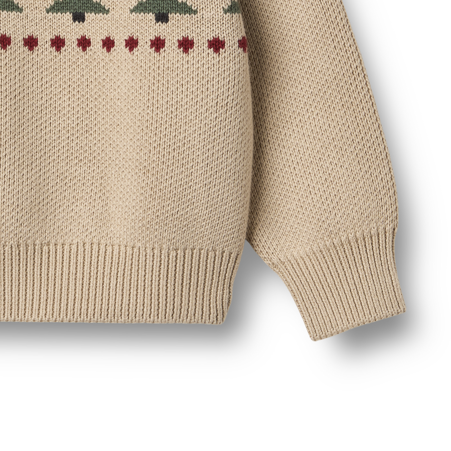 Wheat Jacquard Pullover Baou