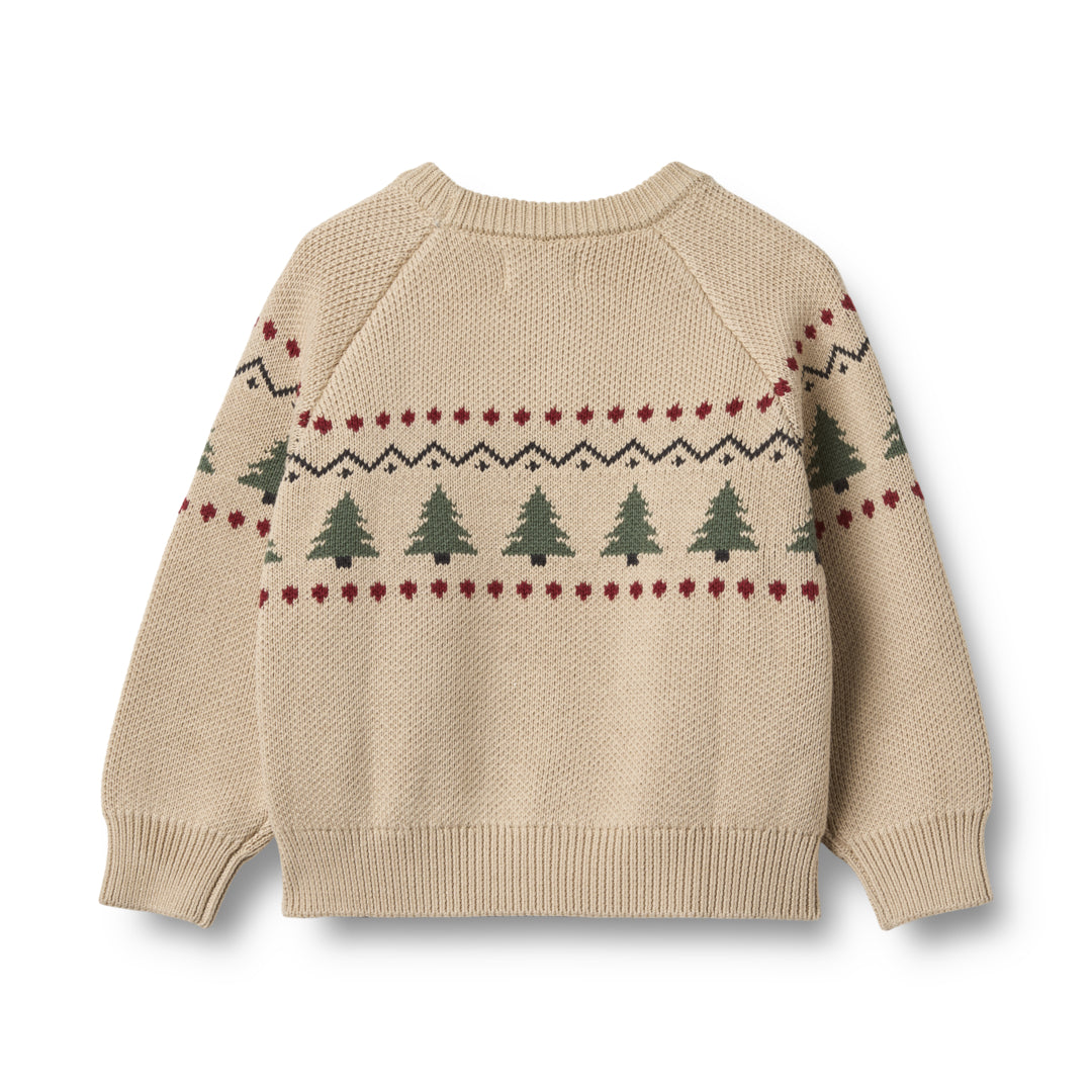 Wheat Jacquard Pullover Baou