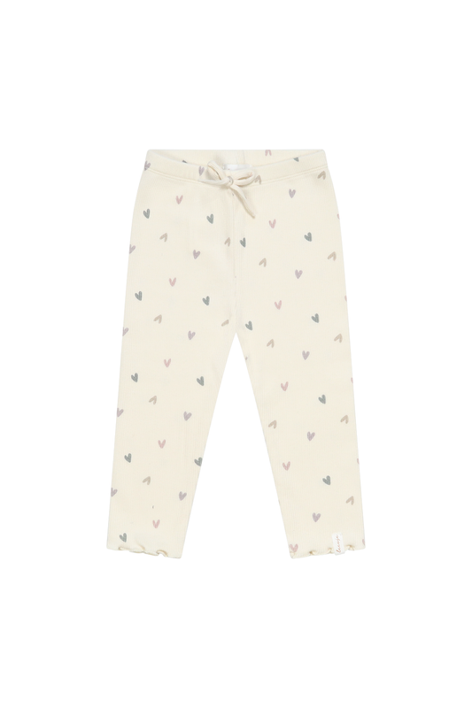 Leevje Leggings Herz mit Schleife