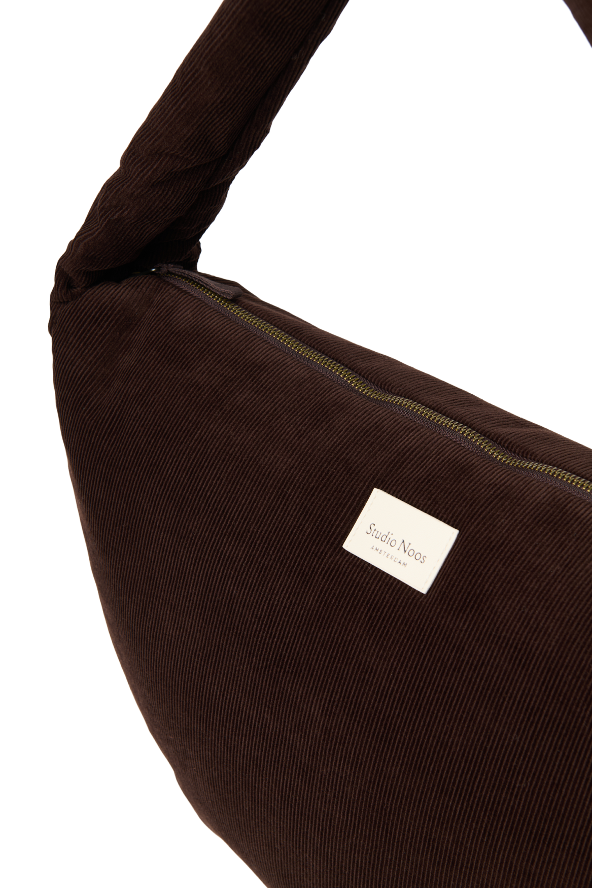 Studio Noos Rib Puffy Cross Body Bag – Cord Brown