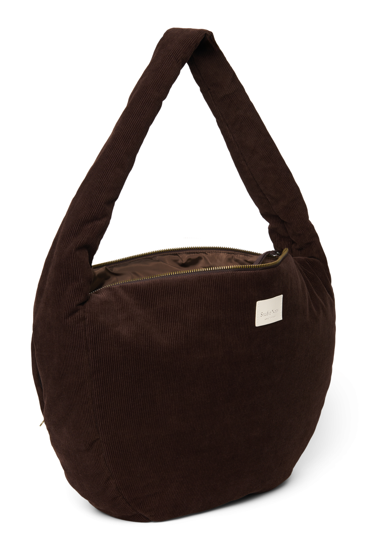 Studio Noos Rib Puffy Cross Body Bag – Cord Brown